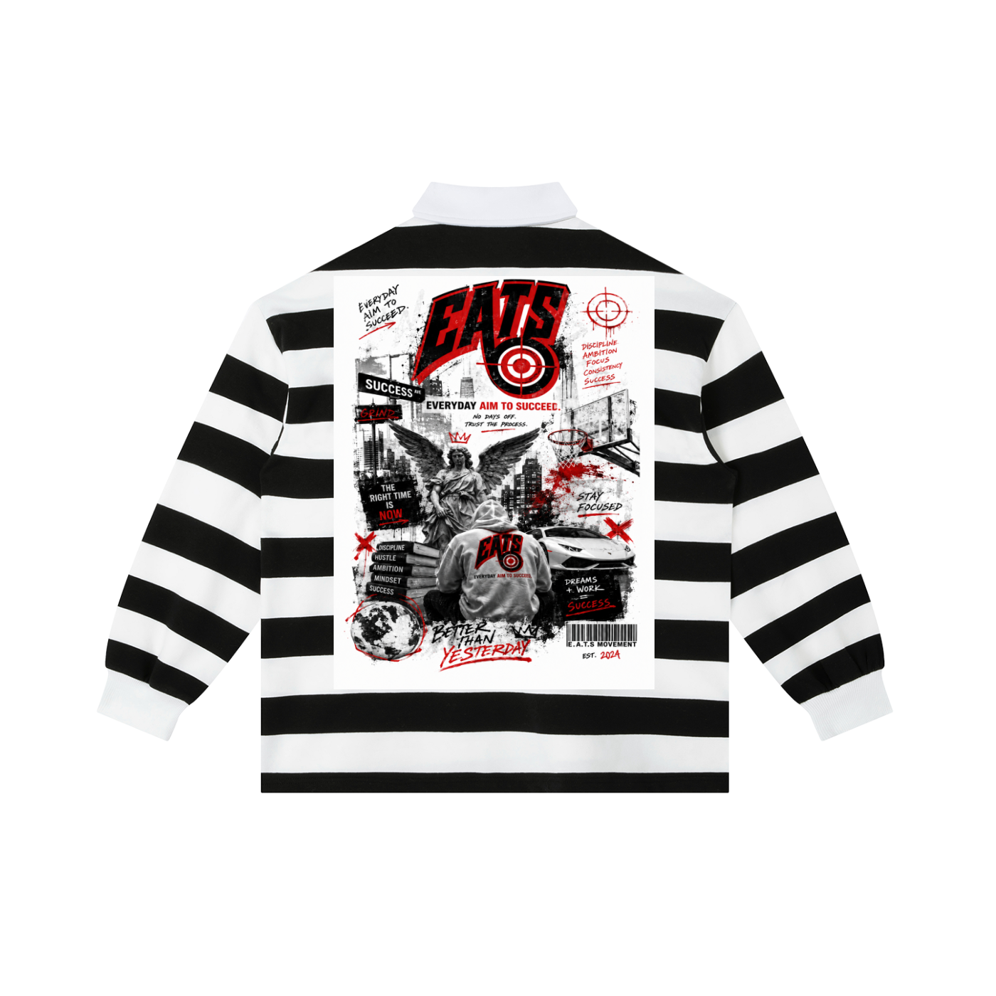 E.A.T.S Color Block Stripe long sleeve