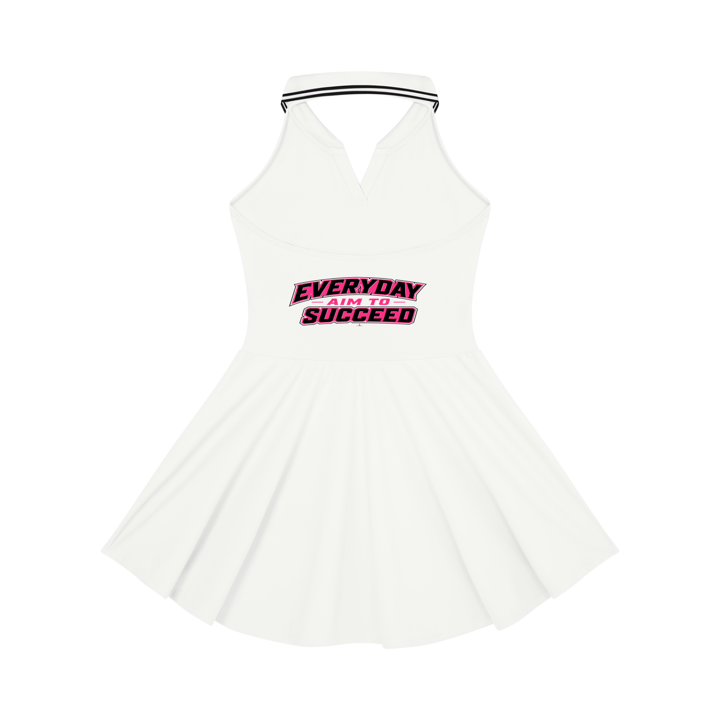 E.A.T.S Women's Collared Tennis Dress