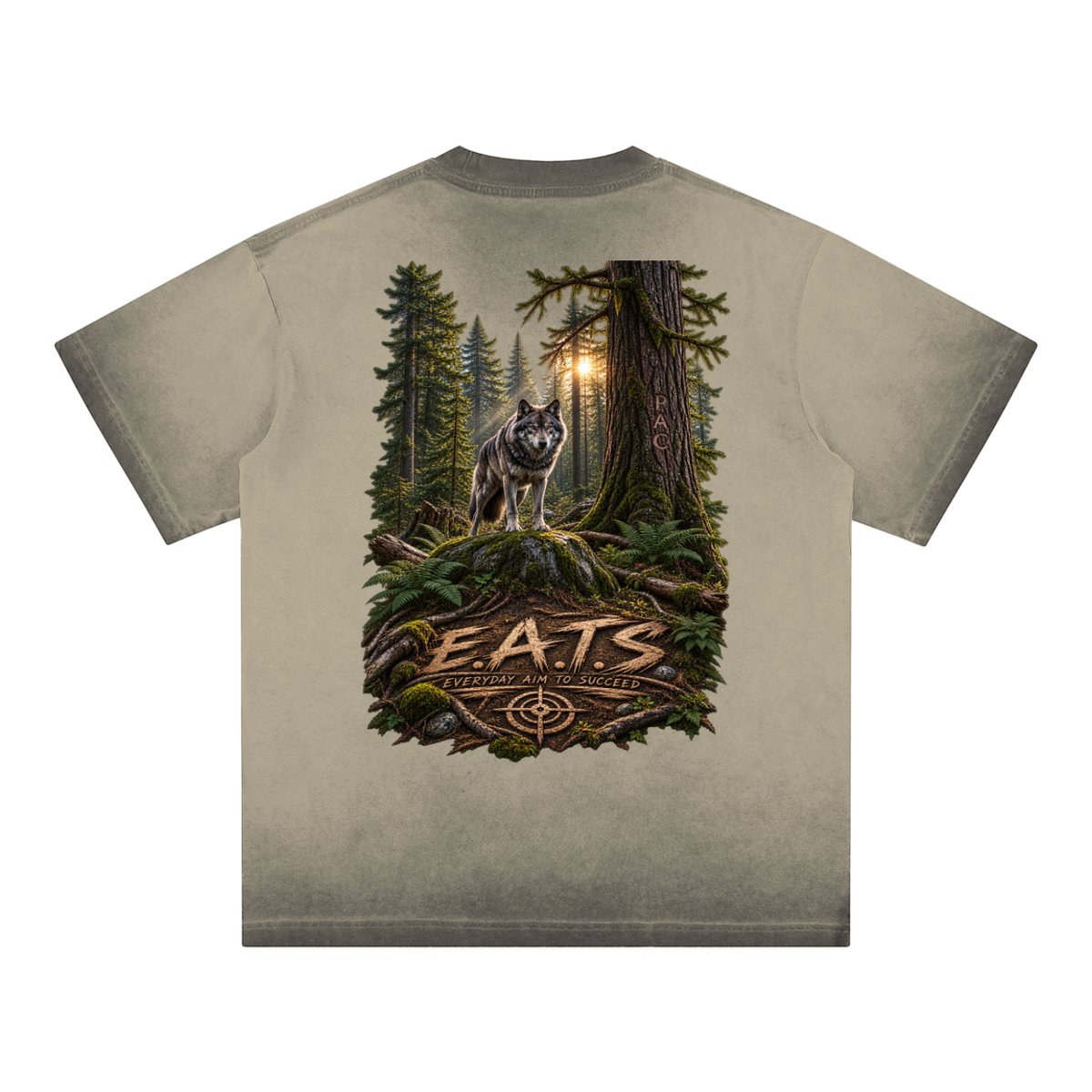 Wolf Reverse Dyed T-Shirt