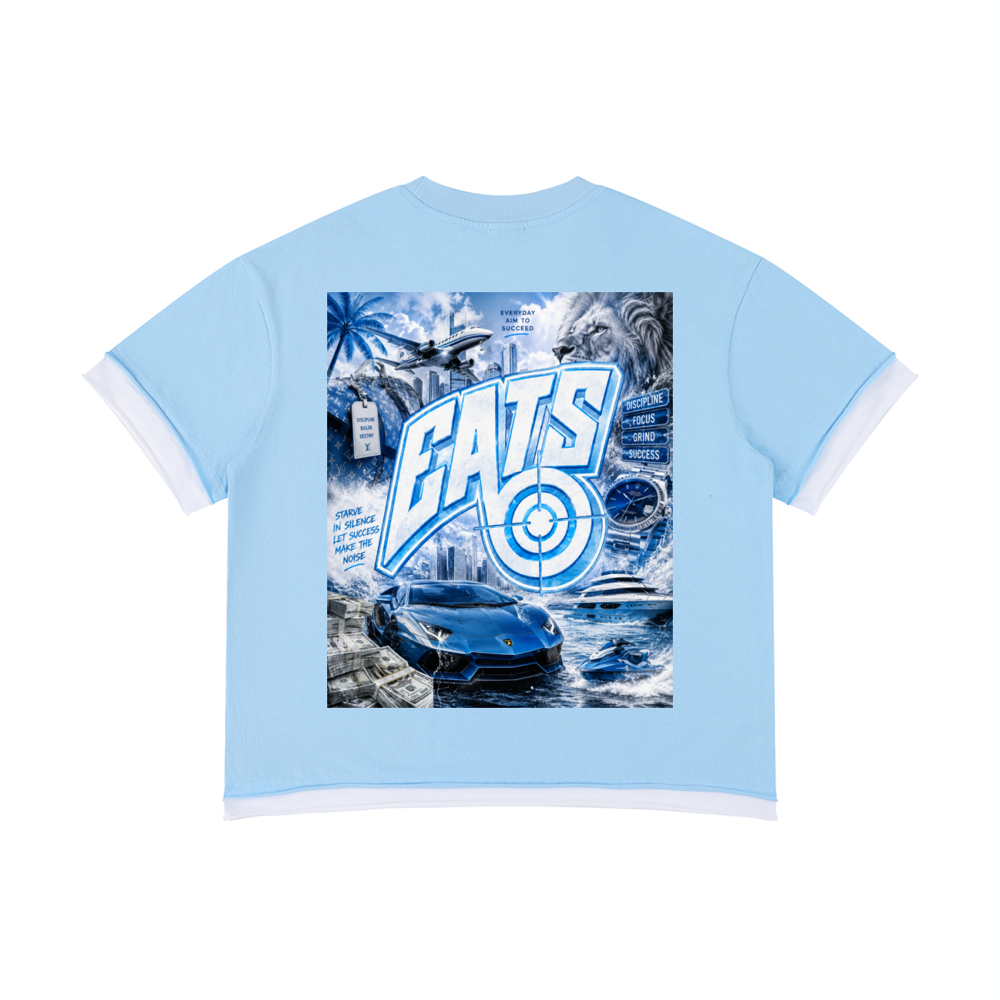 E.A.T.S Ice Blue Luxury T-Shirt