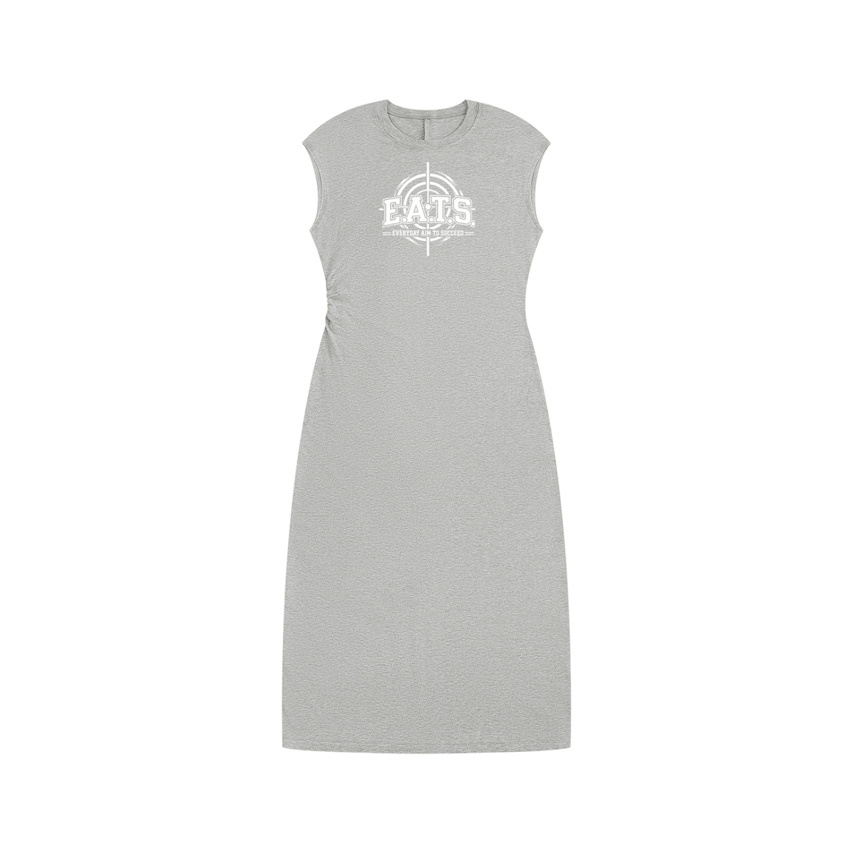 hers,womens,womensdress,dress,sleeveless,sleevelessdress,brandlogo,bullseye,eats,eatslogo,bodycon,bodycondress,red,winered,grey,gray,greydress,graydress,black,blackdress,womensclothes,streetwear,casualdress,womenscasual,womenscasualdress,everydayaimtosucceed,womensstreetwear