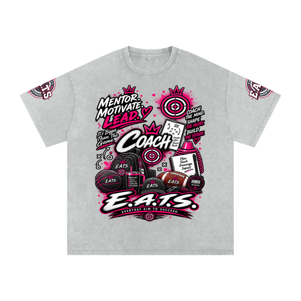 rose,red,black,apricot,logo,eats,coach,women,womens,casual,career,bullseye,streetwear,motivational,graphic,pink,purple,sports,crowns,crown,grey,gray,light,tshirt