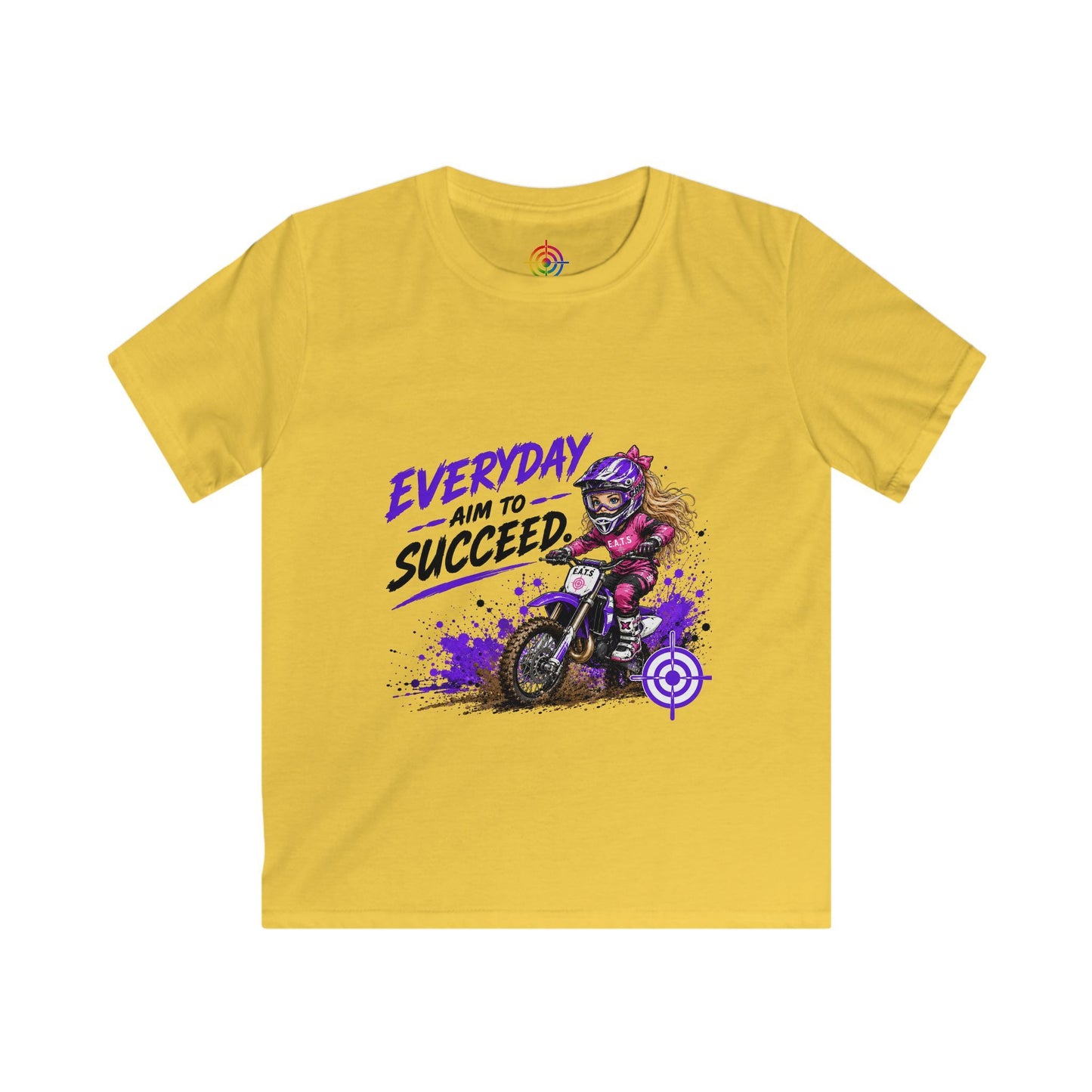 Kids Motocross Tee – Everyday Aim to Succeed