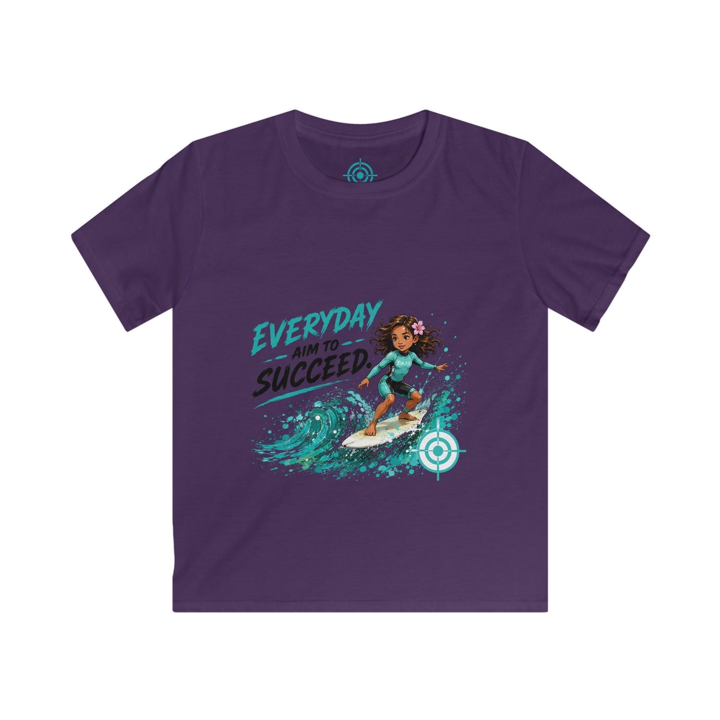 Kids Surf Tee — Everyday Aim to Succeed