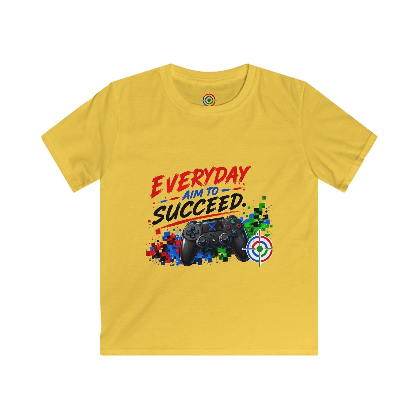 Kids Gamer Graphic Tee | Everyday Aim to Succeed