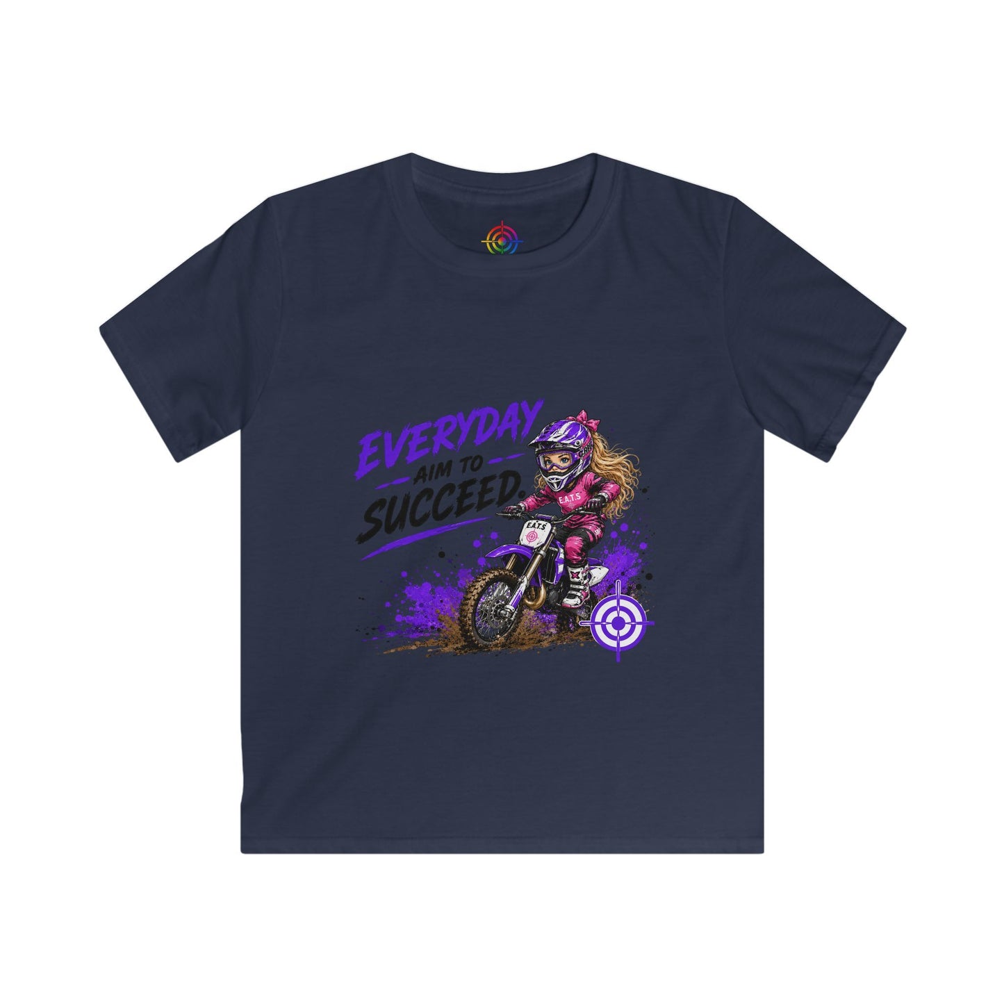 Kids Motocross Tee – Everyday Aim to Succeed