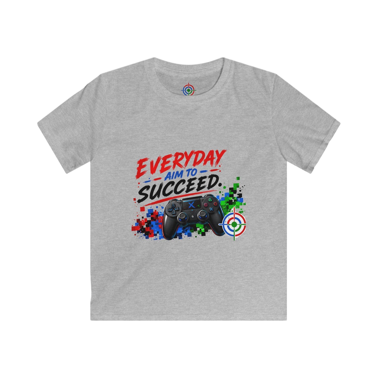 Kids Gamer Graphic Tee | Everyday Aim to Succeed