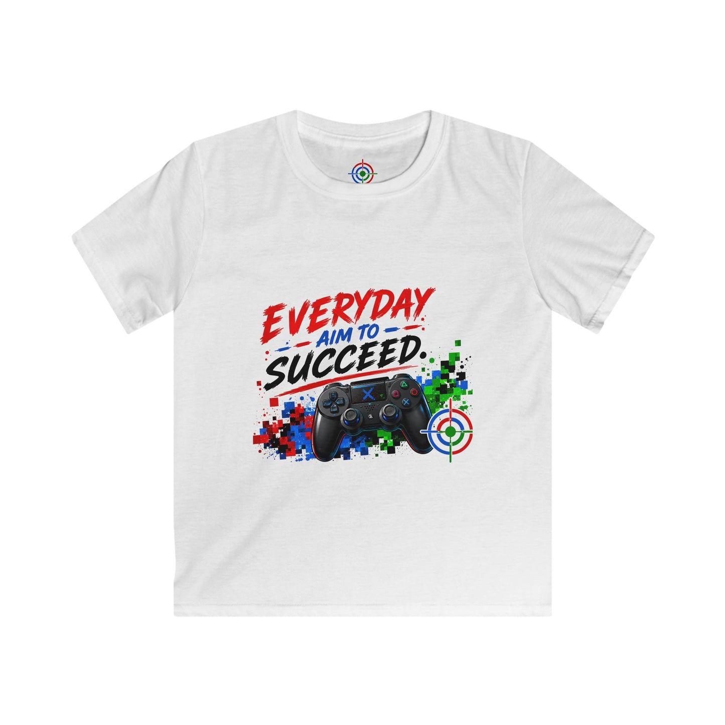 Kids Gamer Graphic Tee | Everyday Aim to Succeed