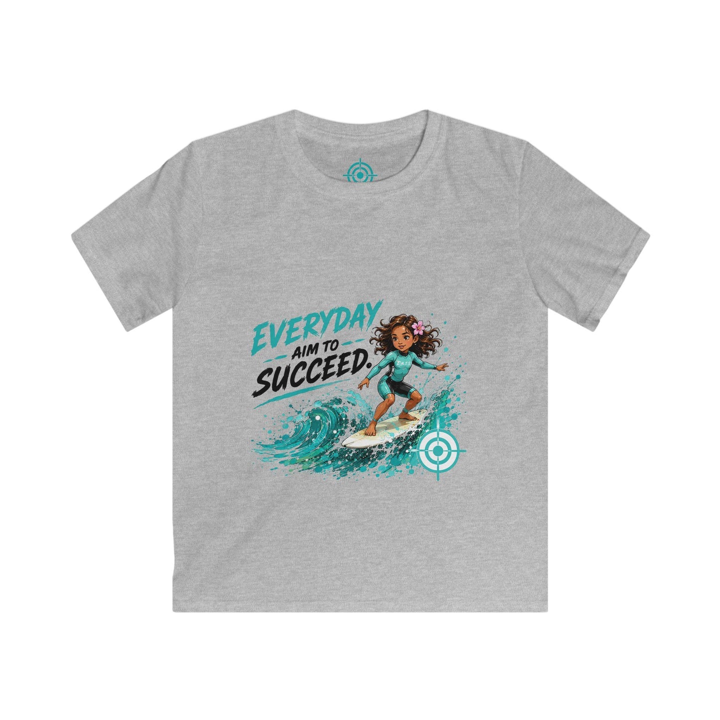 Kids Surf Tee — Everyday Aim to Succeed