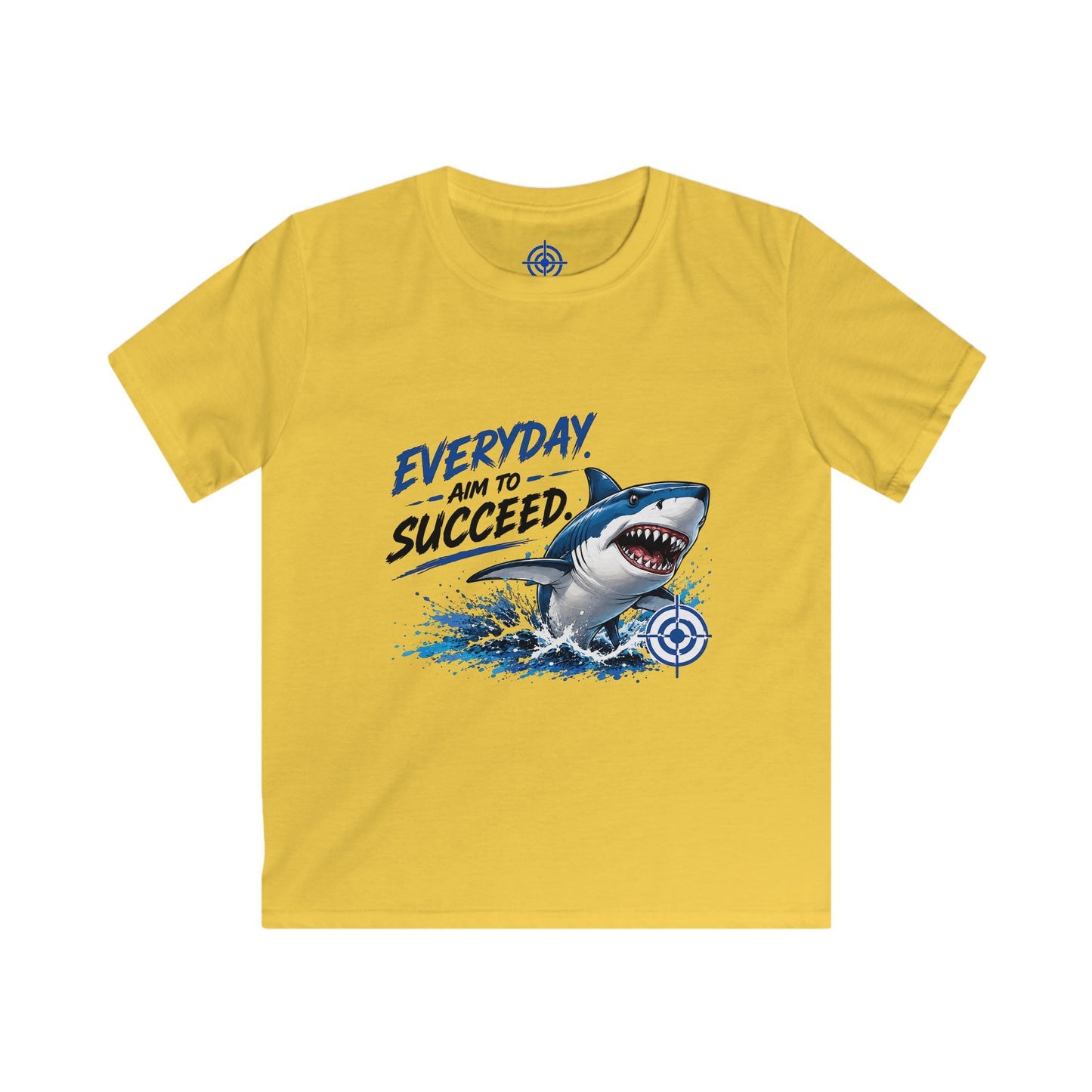Kids Shark Graphic Tee —  Everyday I Am To Succeed