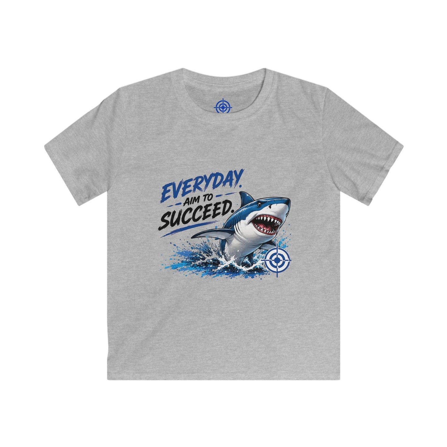 Kids Shark Graphic Tee —  Everyday I Am To Succeed