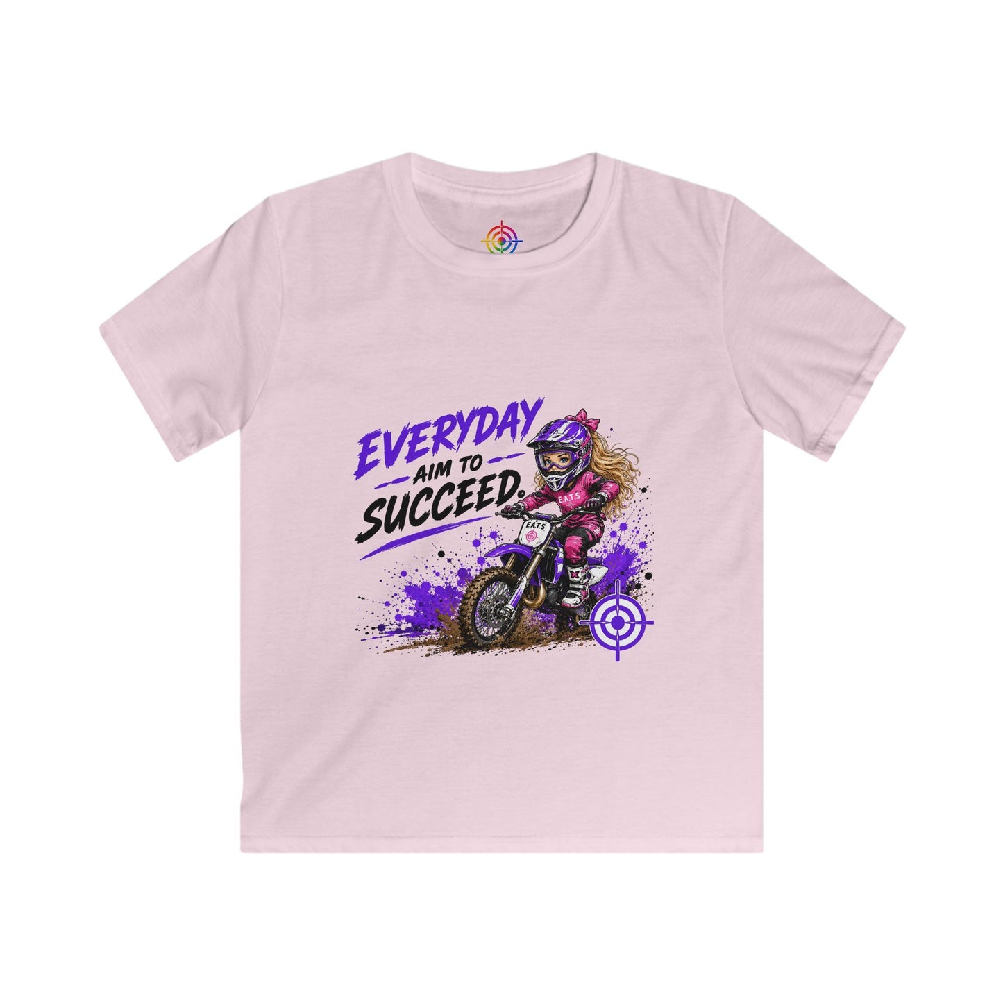 Kids Motocross Tee – Everyday Aim to Succeed