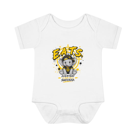 Baby-Einteiler mit Elefanten-Grafik