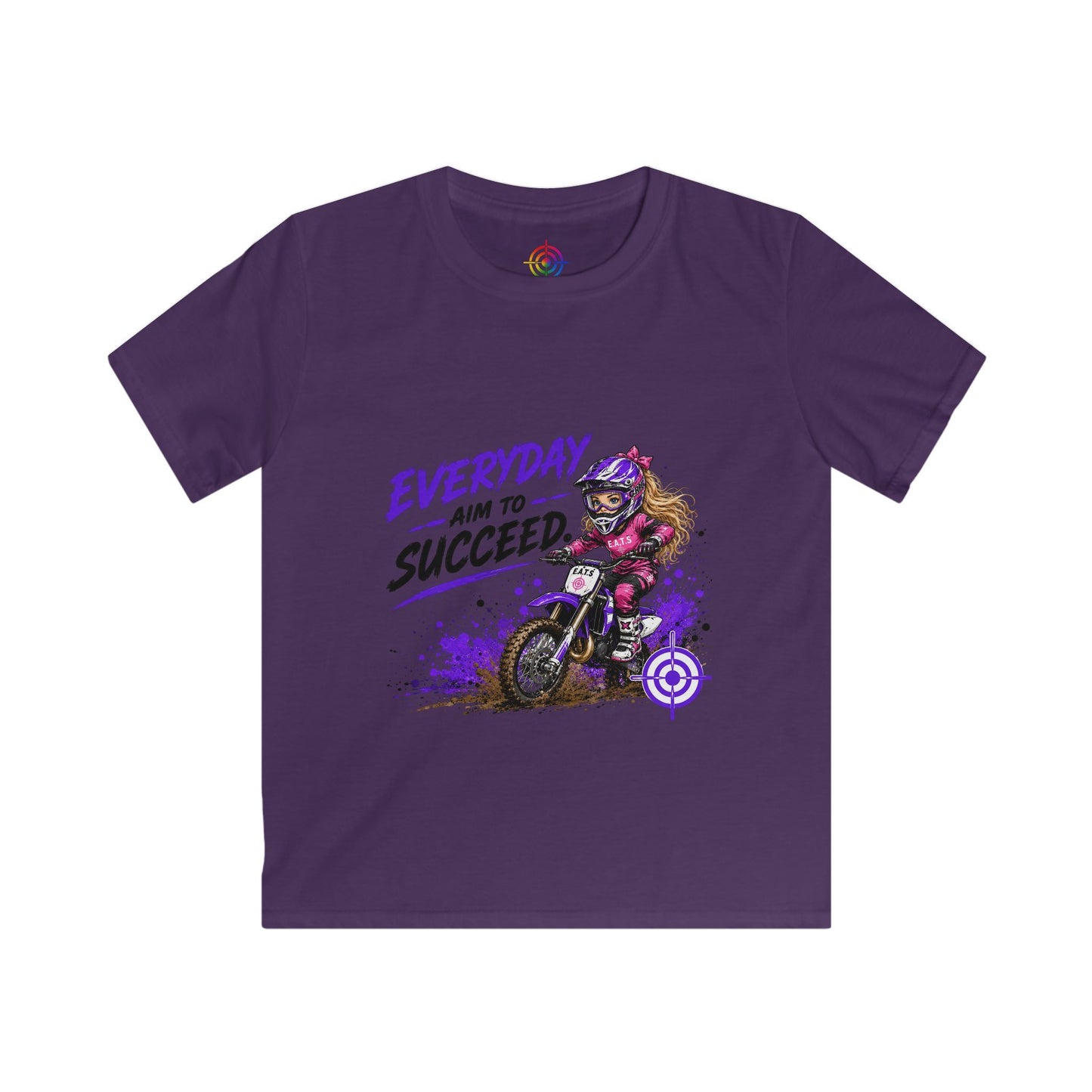 Kids Motocross Tee – Everyday Aim to Succeed