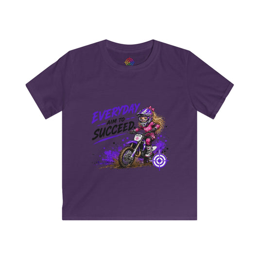 Kids Motocross Tee – Everyday Aim to Succeed