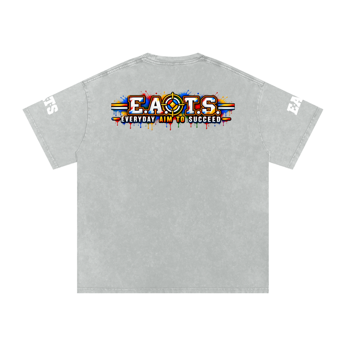 grey,gray,yellow,black,logo,eats,his,mens,men,casual,tshirt,graphic,multicolor,bullseye,apricot,light,dark,streetwear,oliveyellow