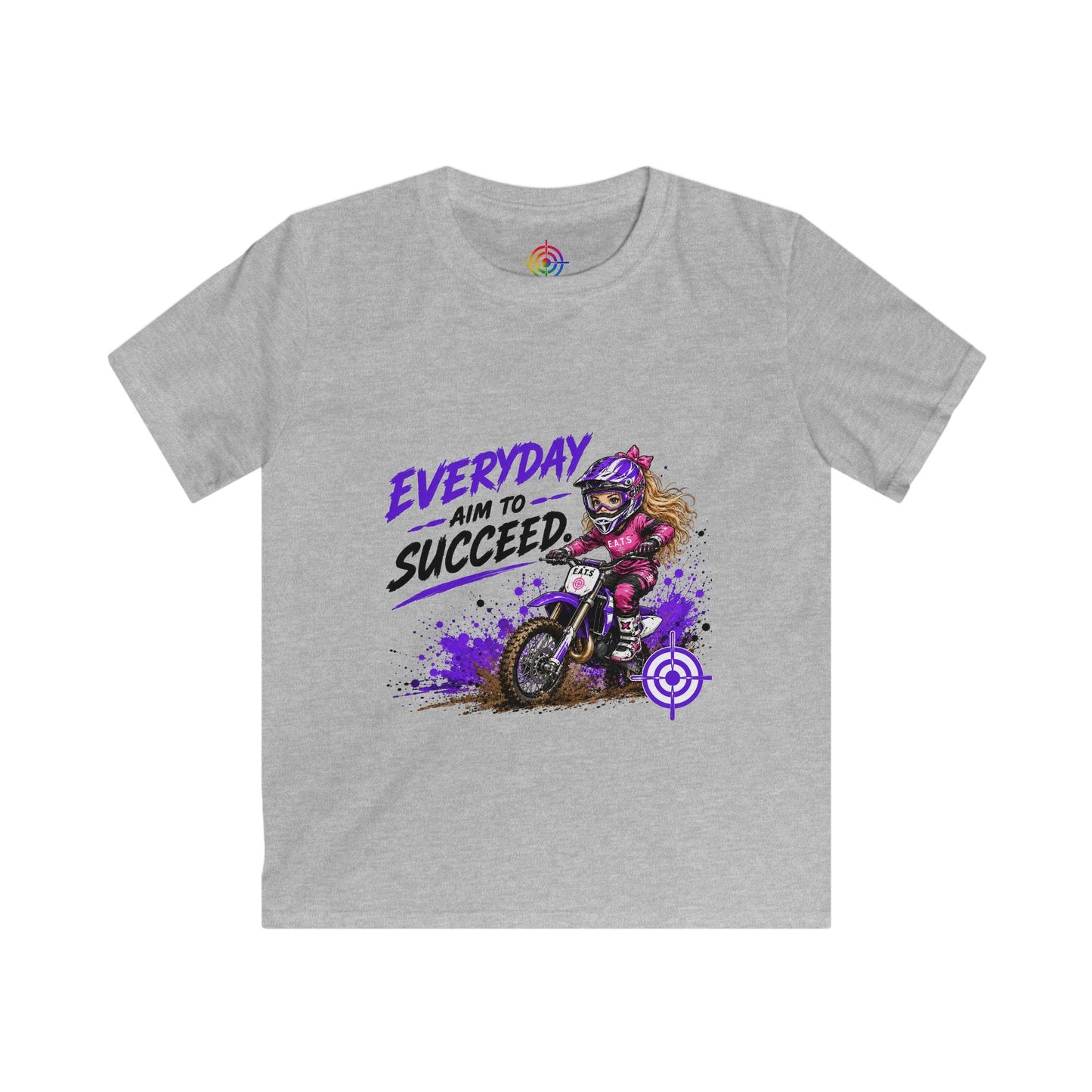 Kids Motocross Tee – Everyday Aim to Succeed