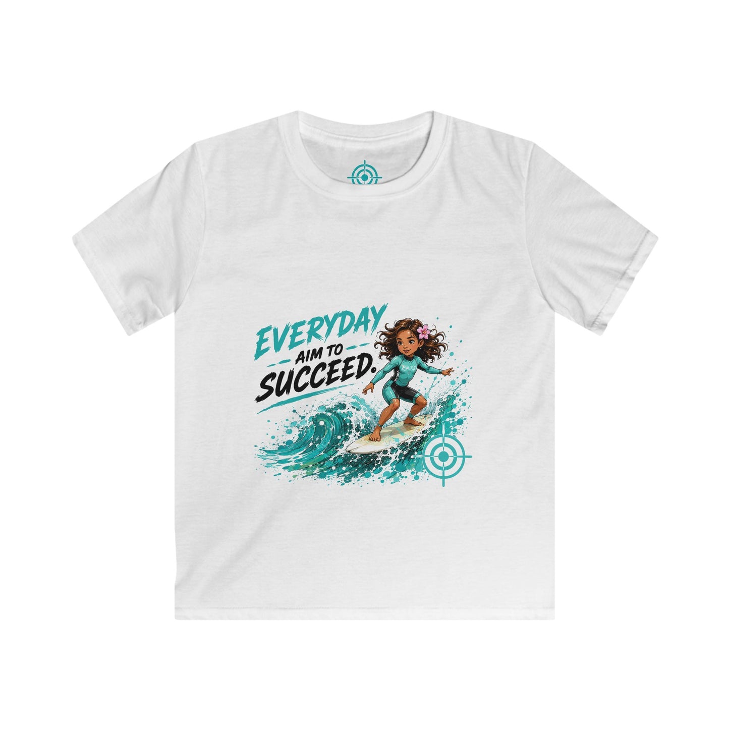 Kids Surf Tee — Everyday Aim to Succeed