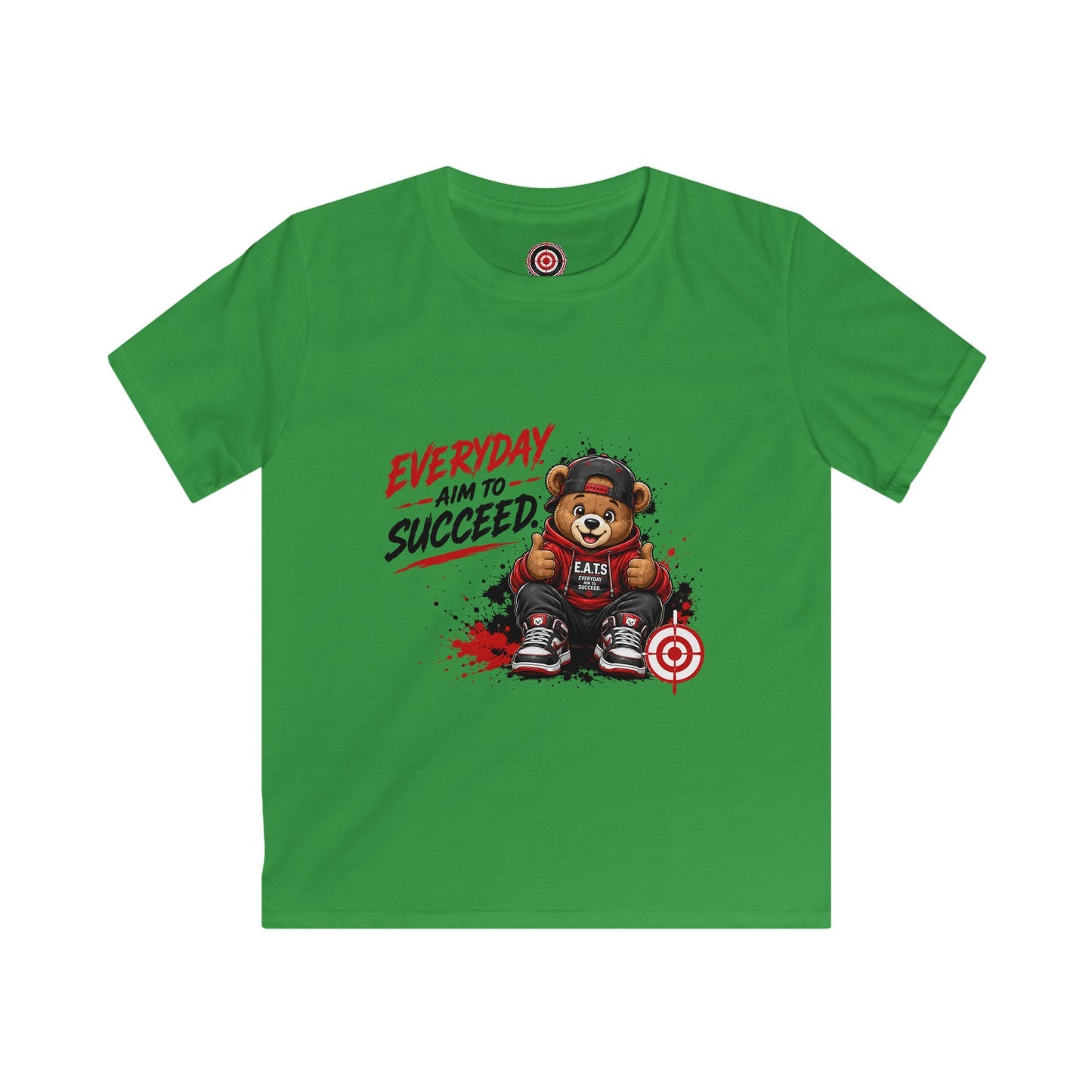 Kids Teddy | Everyday Aim to Succeed |Graphic Tee
