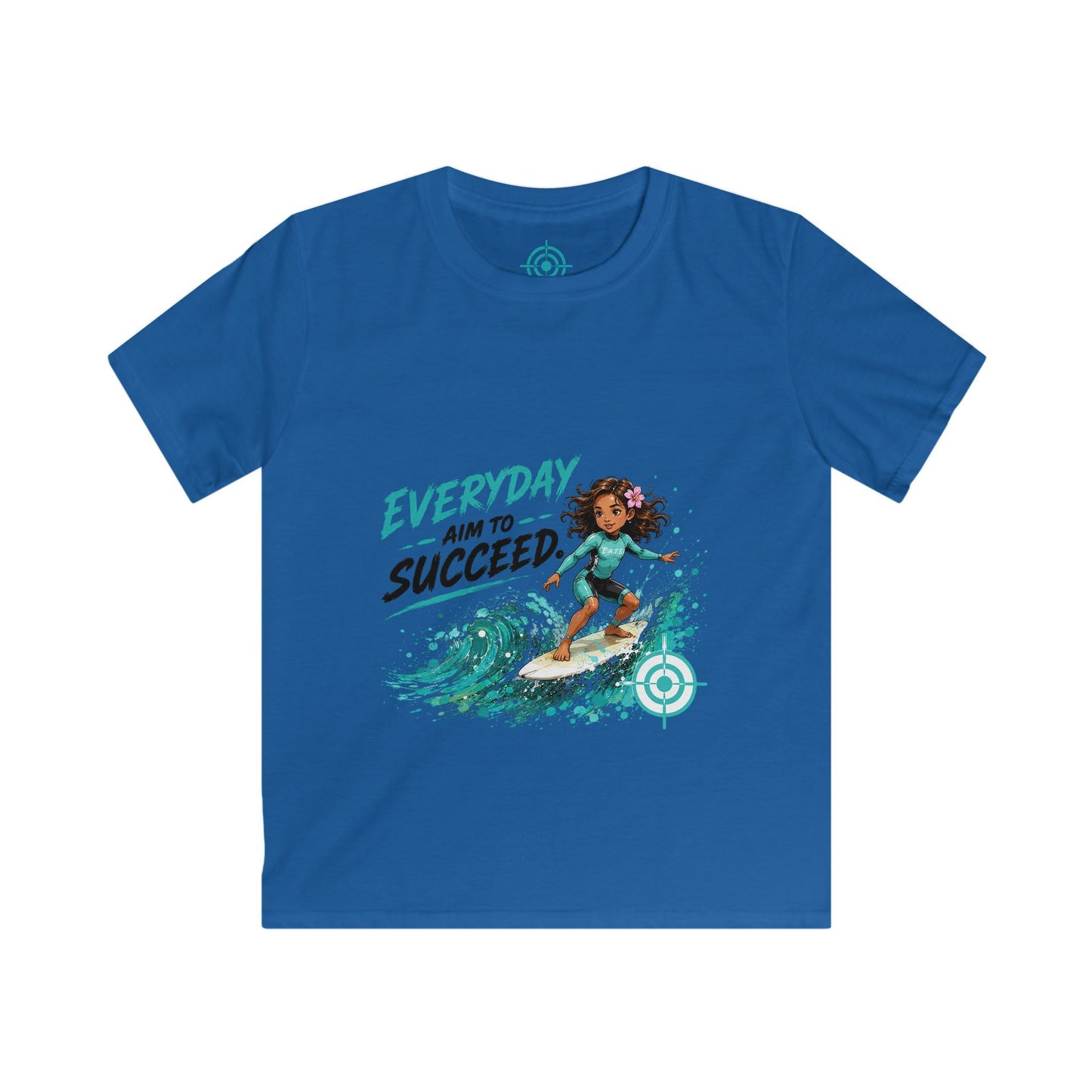 Kids Surf Tee — Everyday Aim to Succeed