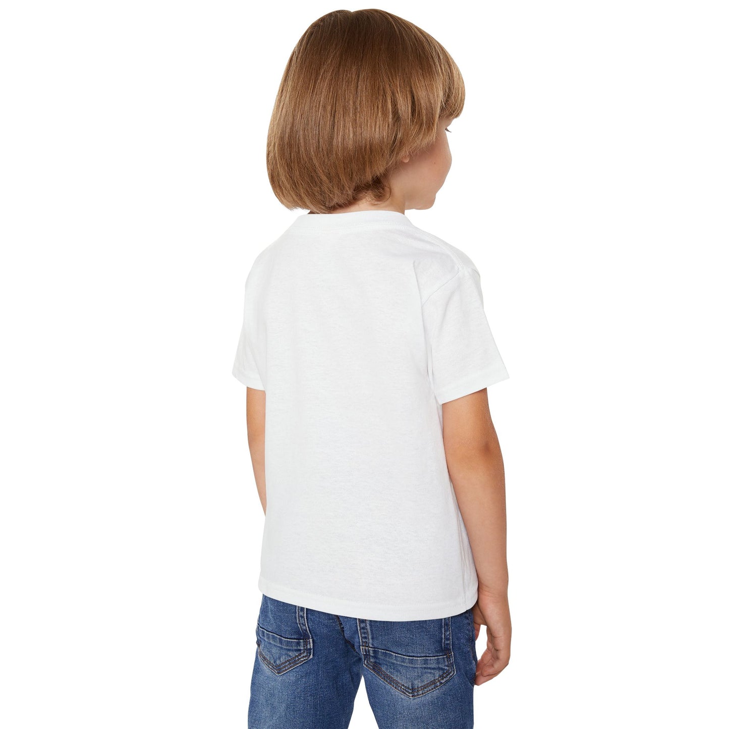 Toddlers' Bear Blocks T‑Shirt — "E.A.T.S. Everyday Aim To Succeed" Cute Pink Teddy Tee