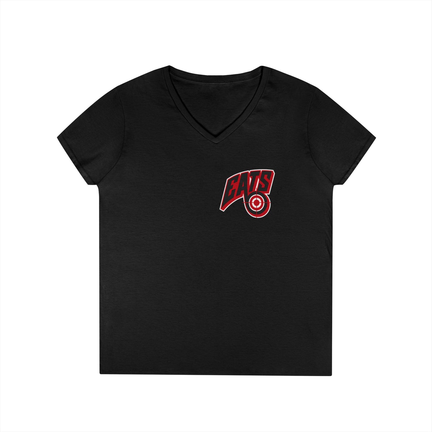 EATS ladies V-Neck Tee — Everyday Aim To Succeed