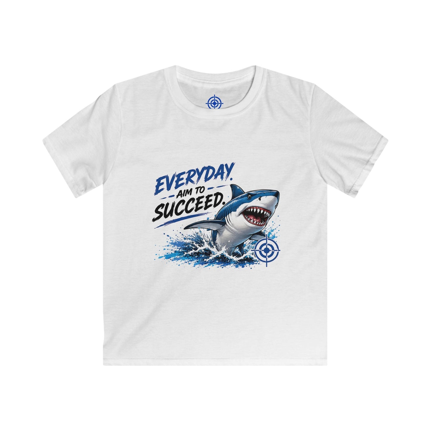 Kids Shark Graphic Tee —  Everyday I Am To Succeed