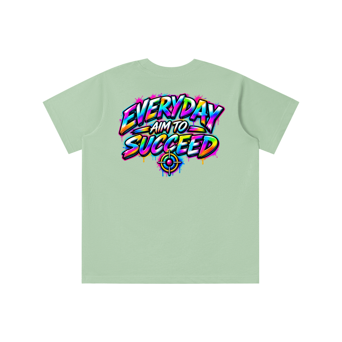 blue,pink,green,white,black,multicolor,mulitcolors,kids,kidstshirt,graphic,kidsgraphict,eats,brandlogo,logo,dream,plan,execute,bullseye
