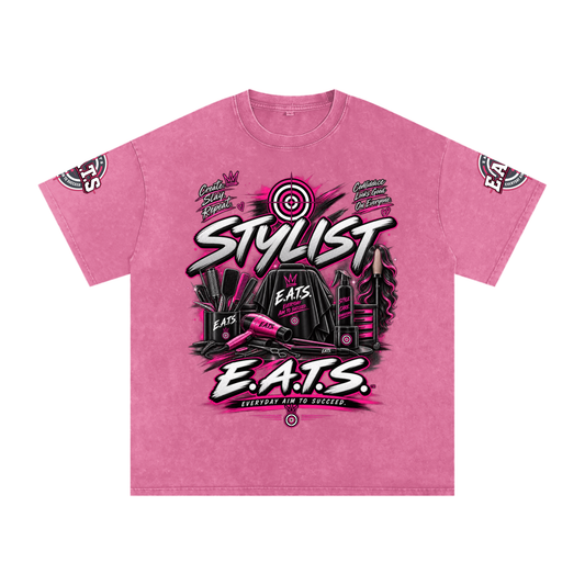 rose,red,pink,stylist,eats,bullseye,black,apricot,grey,gray,unisex,hers,women,womens,careers,tshirt,light,casual,streetwear