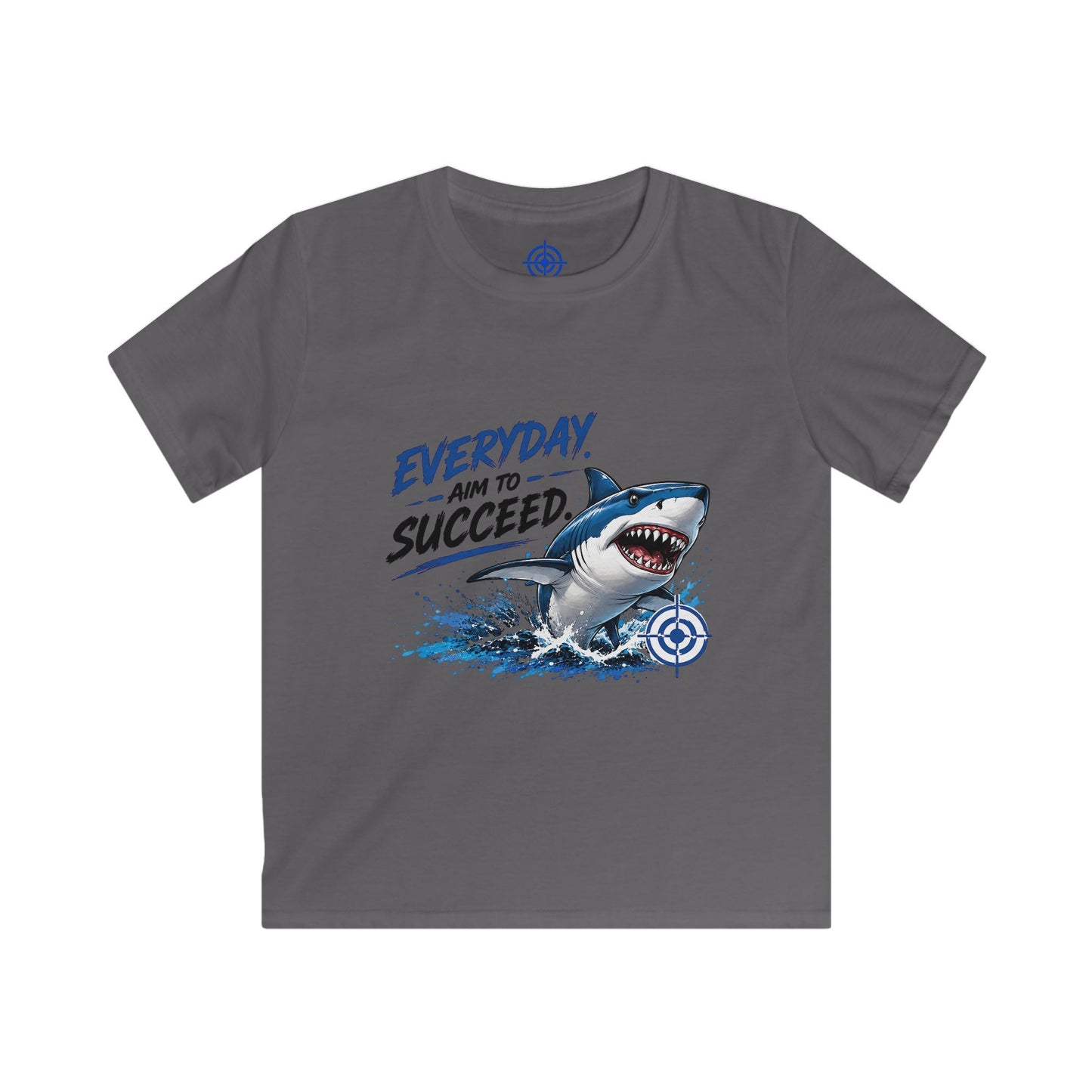 Kids Shark Graphic Tee —  Everyday I Am To Succeed