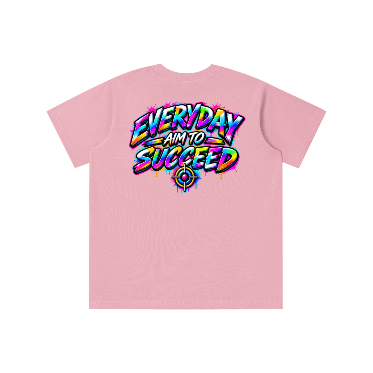 blue,pink,green,white,black,multicolor,mulitcolors,kids,kidstshirt,graphic,kidsgraphict,eats,brandlogo,logo,dream,plan,execute,bullseye