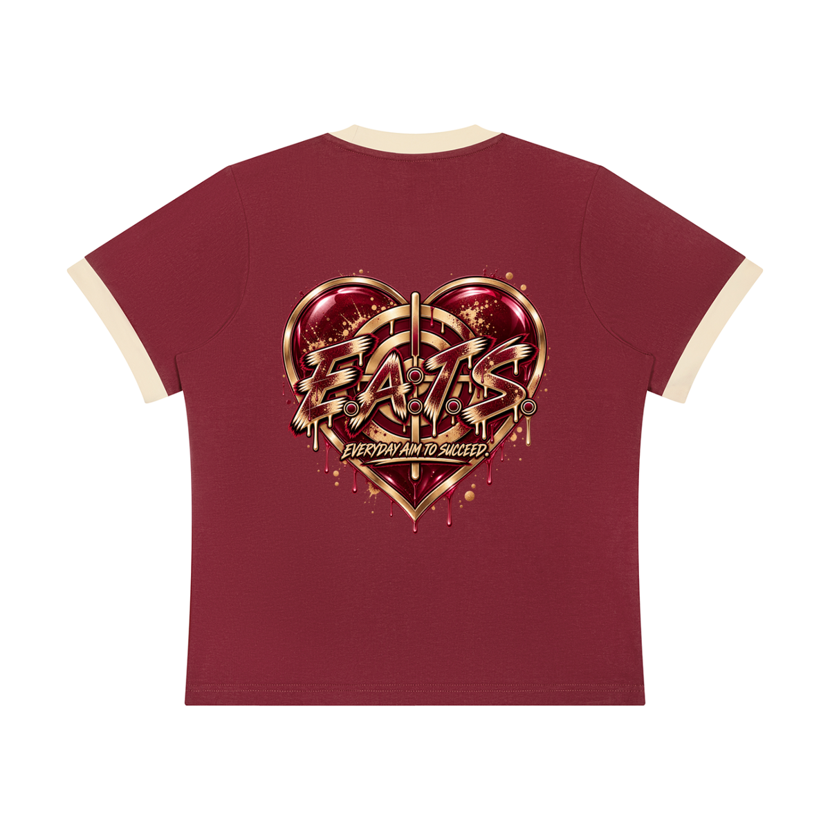 Woman's Maroon Passion E.A.T.S T-Shirt
