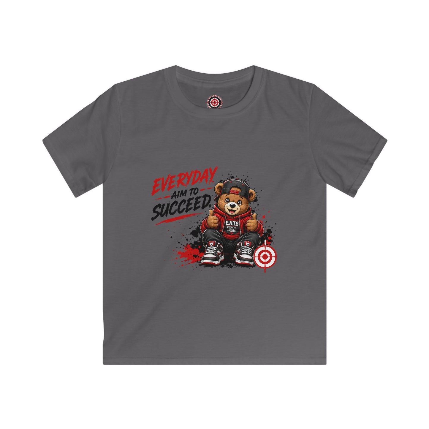 Kids Teddy | Everyday Aim to Succeed |Graphic Tee