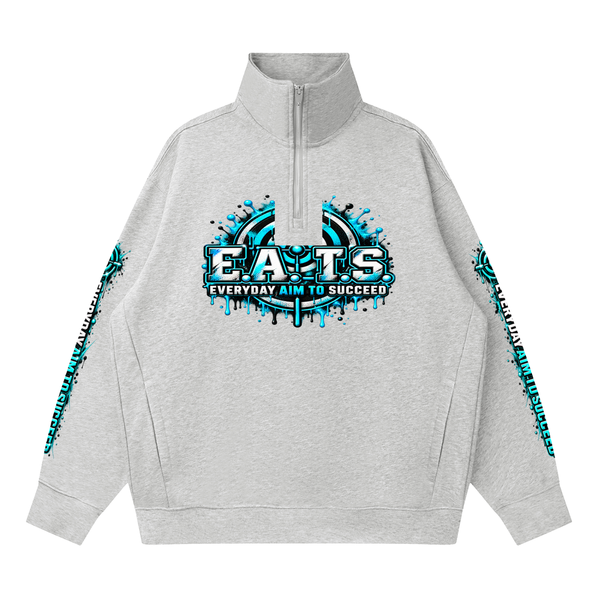 womens,women,grey,light,dark,graphic,eats,logo,brandlog,bullseye,bull,animalbull,womensstreetwear,streetwear,streetfashion,fashion,graphicsweatshirt,sweatshirt,black,apricot,hers,her,casual,womenscasual,teal,blue,splatter,beige,aqua,white