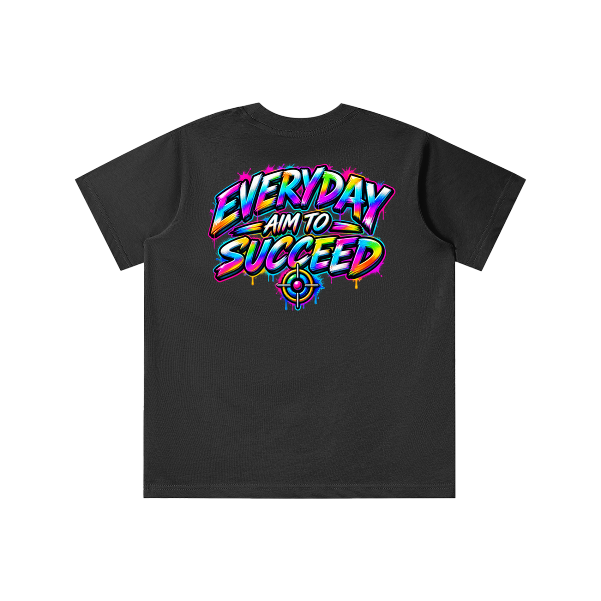 blue,pink,green,white,black,multicolor,mulitcolors,kids,kidstshirt,graphic,kidsgraphict,eats,brandlogo,logo,dream,plan,execute,bullseye
