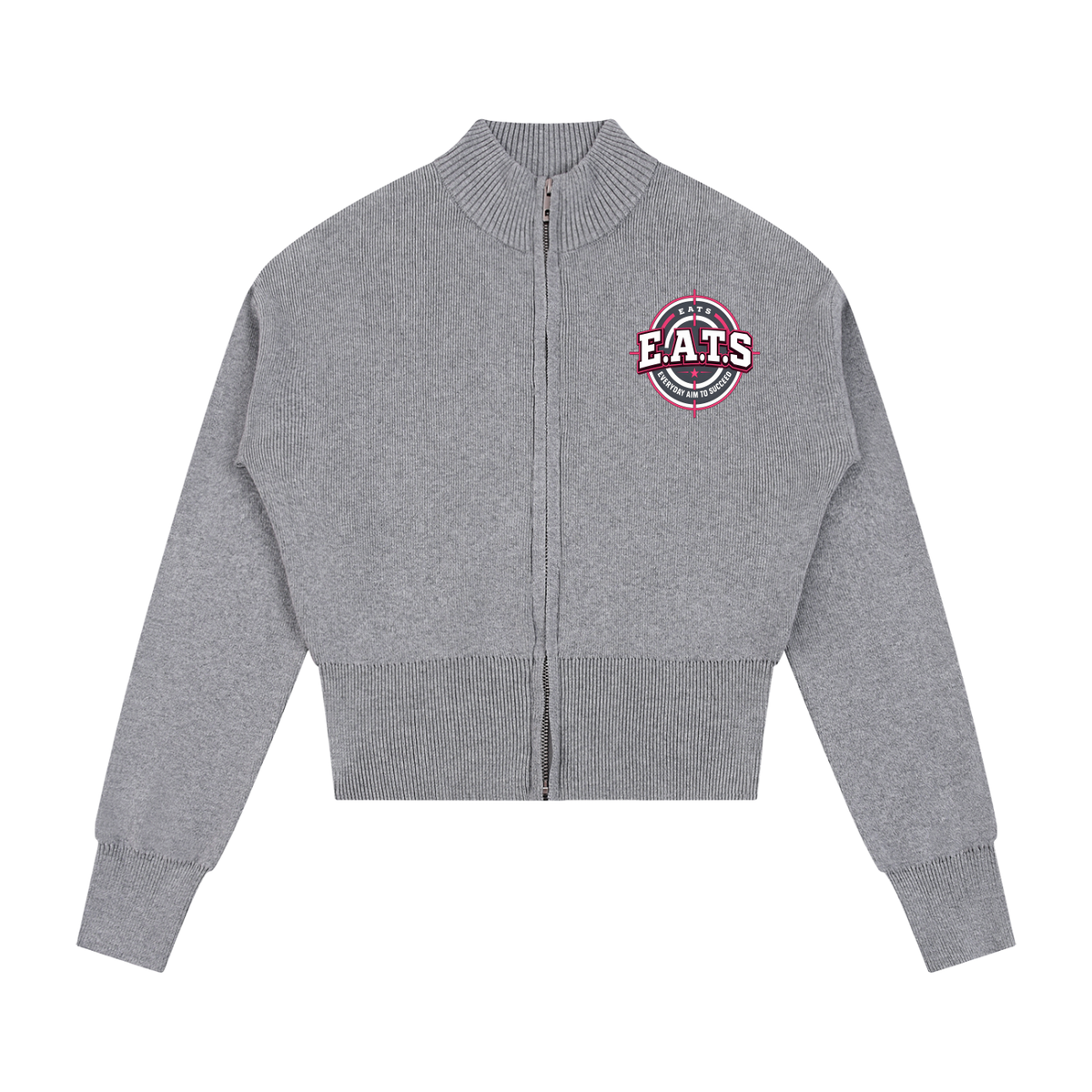 gray,grey,white,pink,womens,jacket,eats,zipup,casual