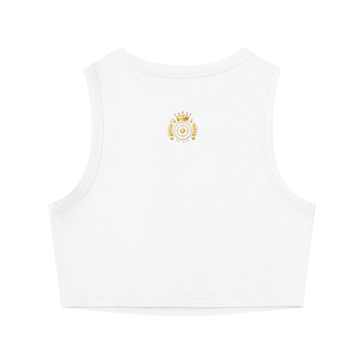 brown,black,white,gold,khaki,crop,top,croptop,womens,women,hers,her,logo,eats,bullseye,casual,streetwear,shirt