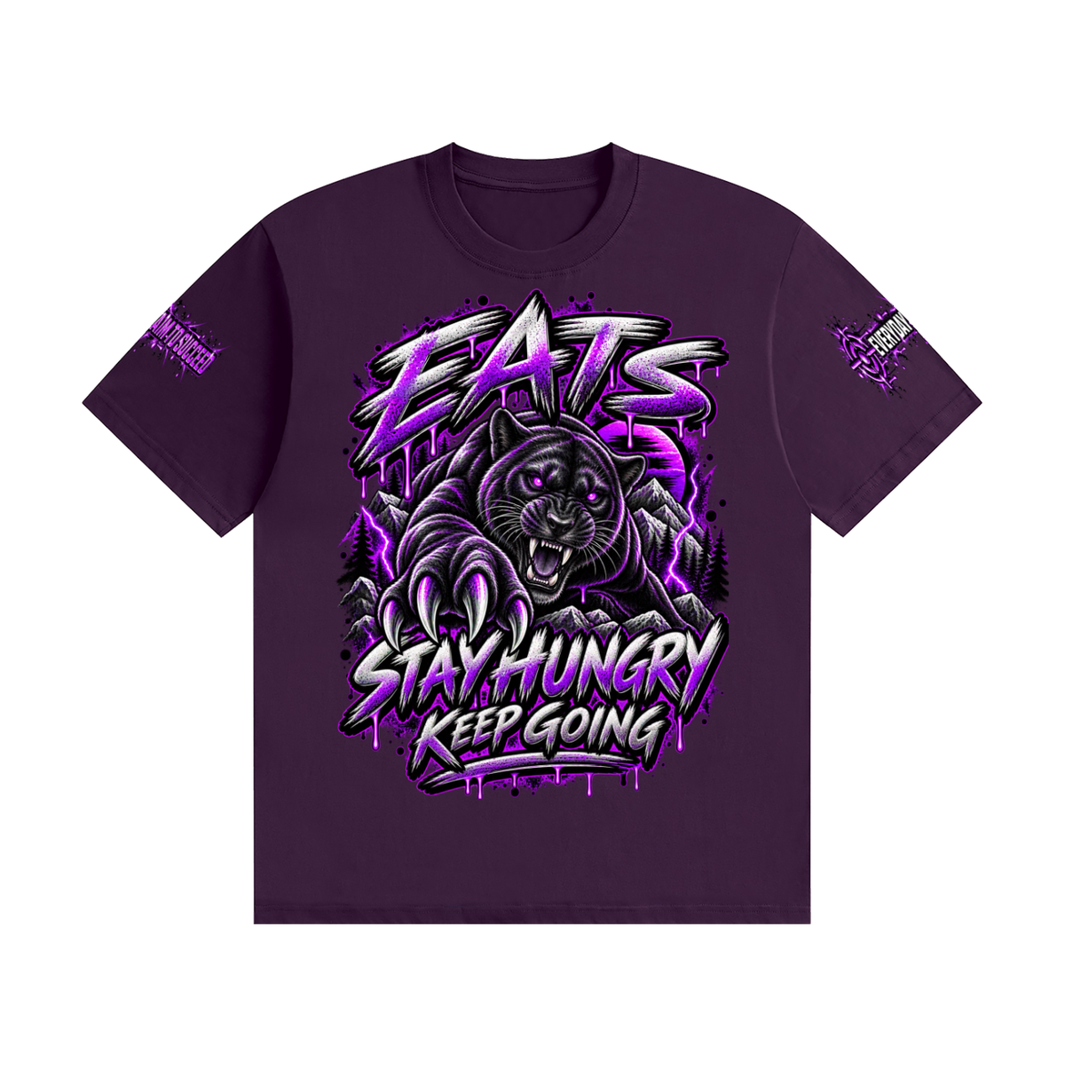 purple,white,grey,gray,womensgreytshirt,womenswhitetshirt,womenspurpletshirt,purpletshirt,whitetshirt,greytshirt,graytshirt,womens,women,tshirt,graphic,grapictshirt,panther,panthergraphictshirt,casual,womenscasual,streetwear,womensstreetwear,fashion,womensfashion,logo,brandlogo,eats,stayhungry,keepgoing,purplegraphic,whiteandpurple,greyandpurple,grayandpurple,everydayaimtosucceed,clothes,womensclothes,hers,eatstshirt,bullseye,bullseyelogo,streetfashion,casualwear,trending,trendingfashion,trendingstreetwear,