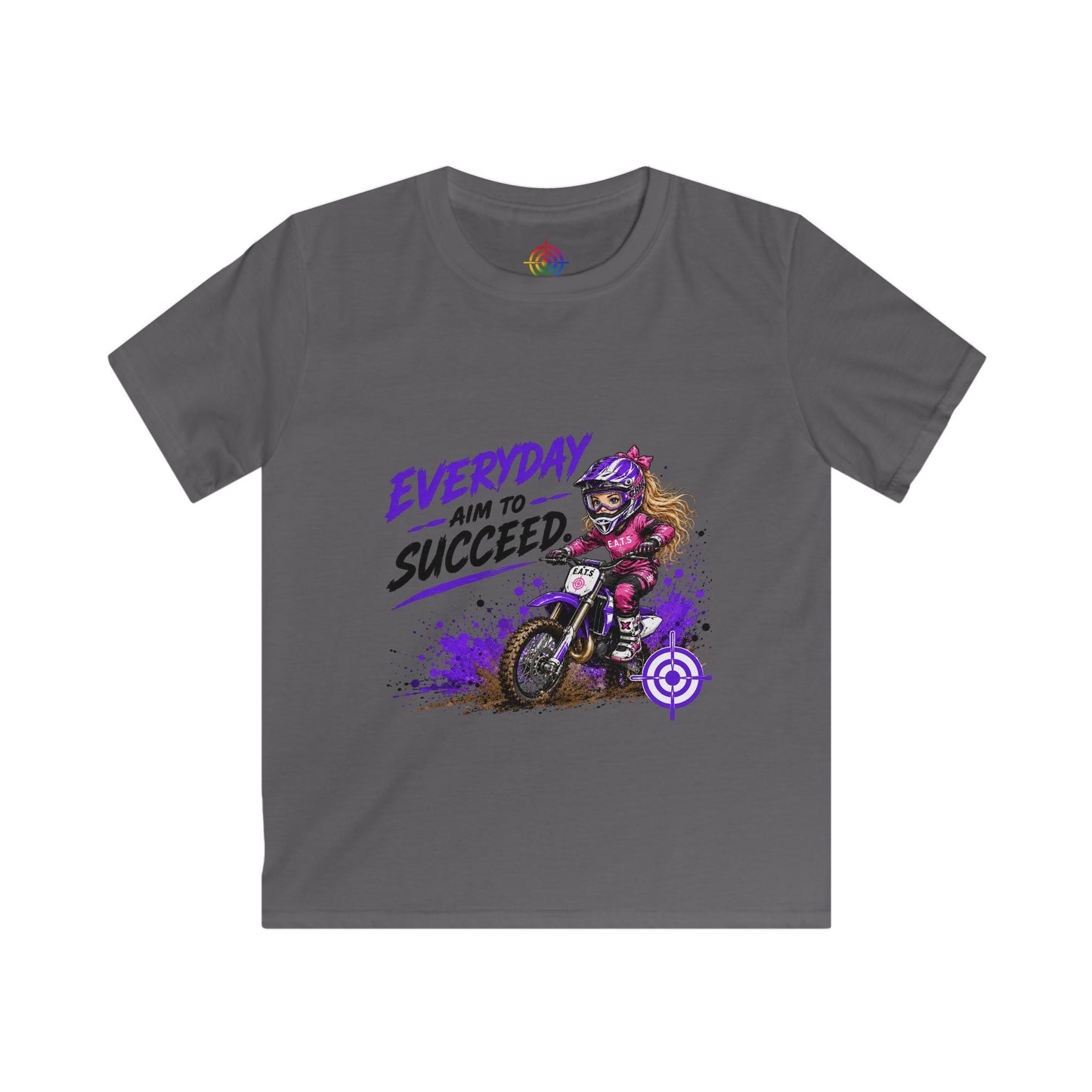 Kids Motocross Tee – Everyday Aim to Succeed