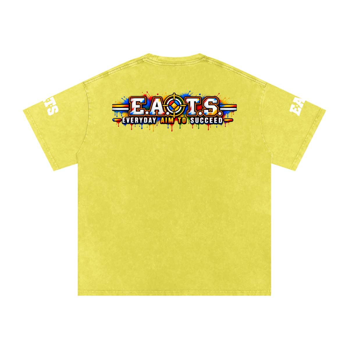 grey,gray,yellow,black,logo,eats,his,mens,men,casual,tshirt,graphic,multicolor,bullseye,apricot,light,dark,streetwear,oliveyellow