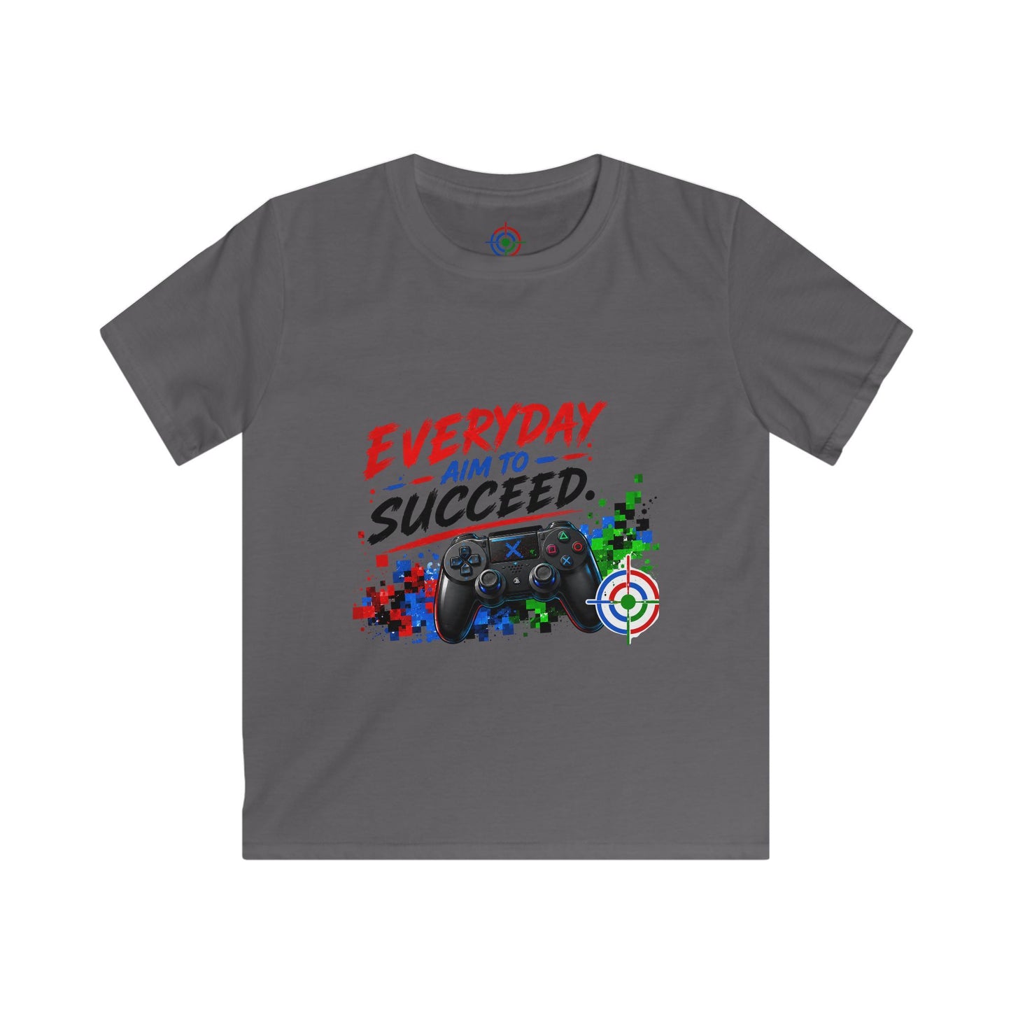 Kids Gamer Graphic Tee | Everyday Aim to Succeed