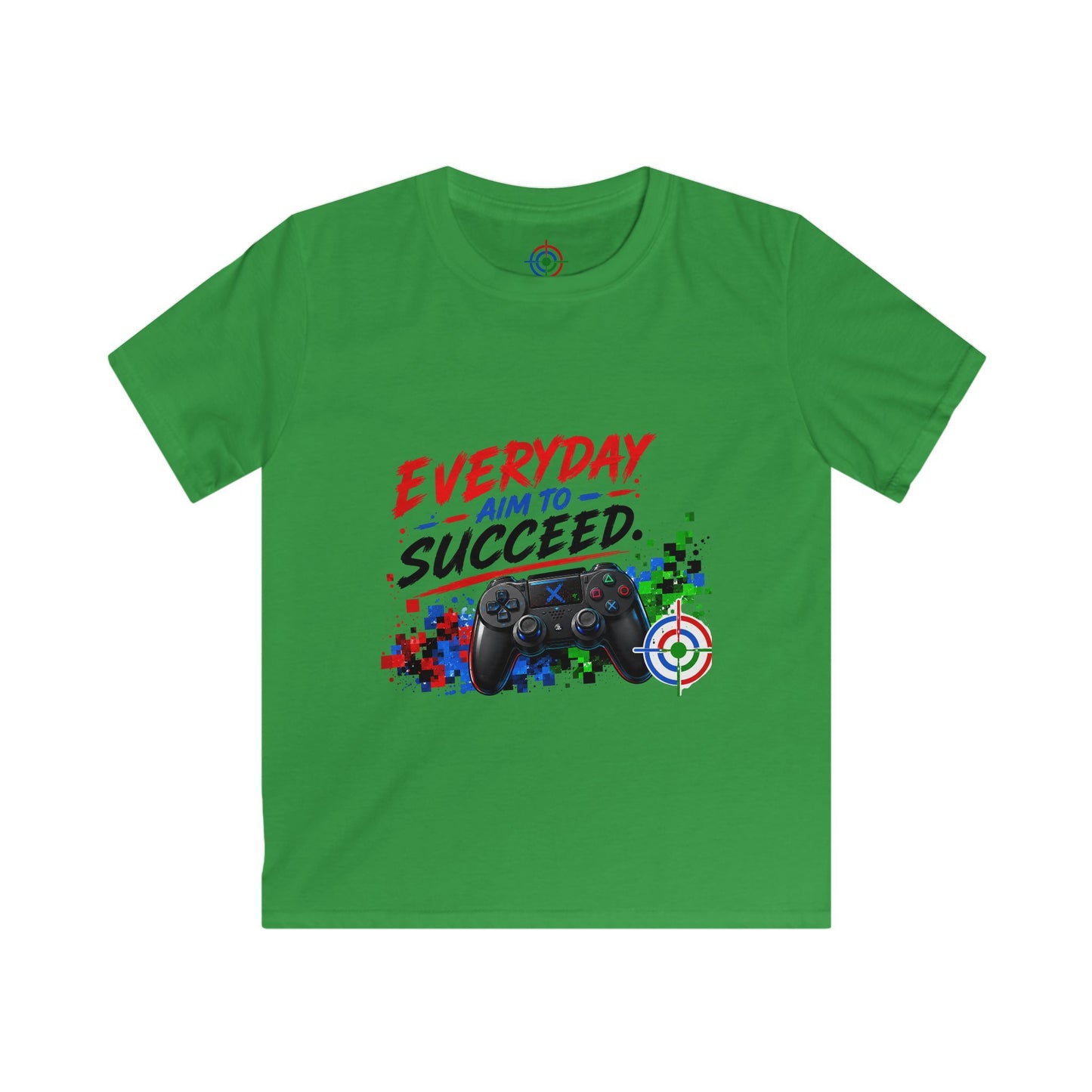 Kids Gamer Graphic Tee | Everyday Aim to Succeed