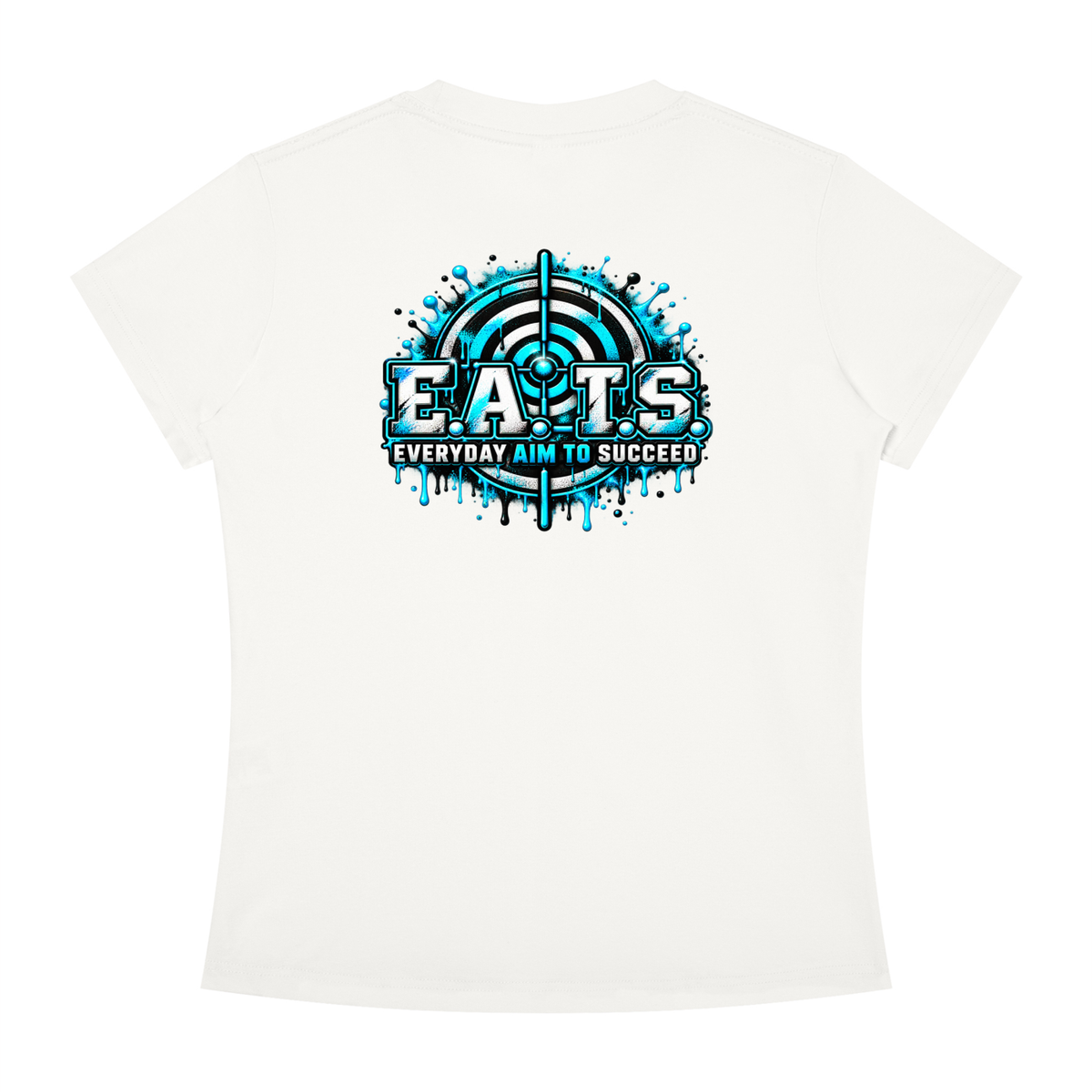blue,white,grey,gray,bull,animal,bullseye,eats,brandlogo,hers,her,womens,women,casual,streetwear,womensstreetwear,teal,lightblue,graphic,graphictshirt,dark,light