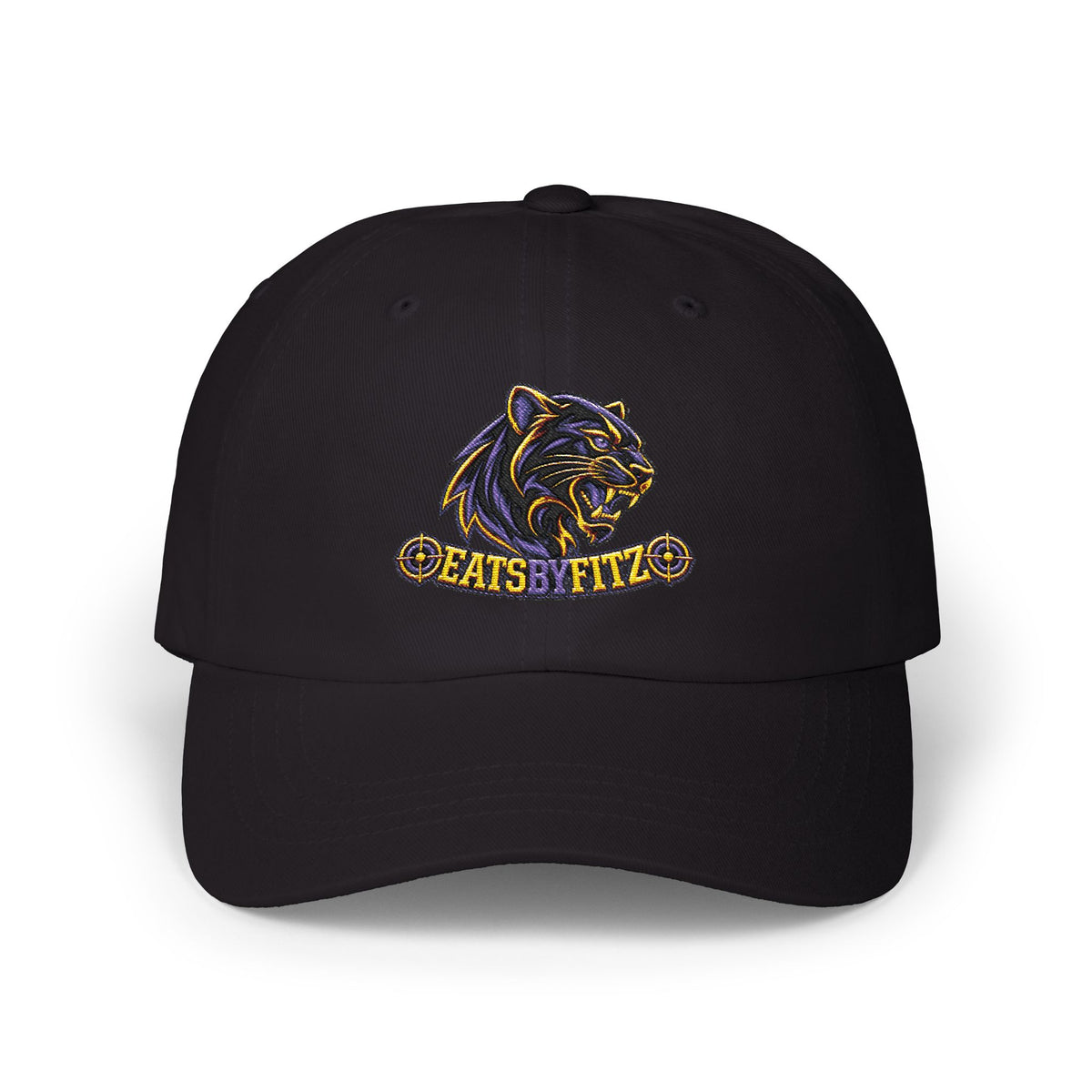 Embroidered Panther Logo "EATSBYFITZ" Hat