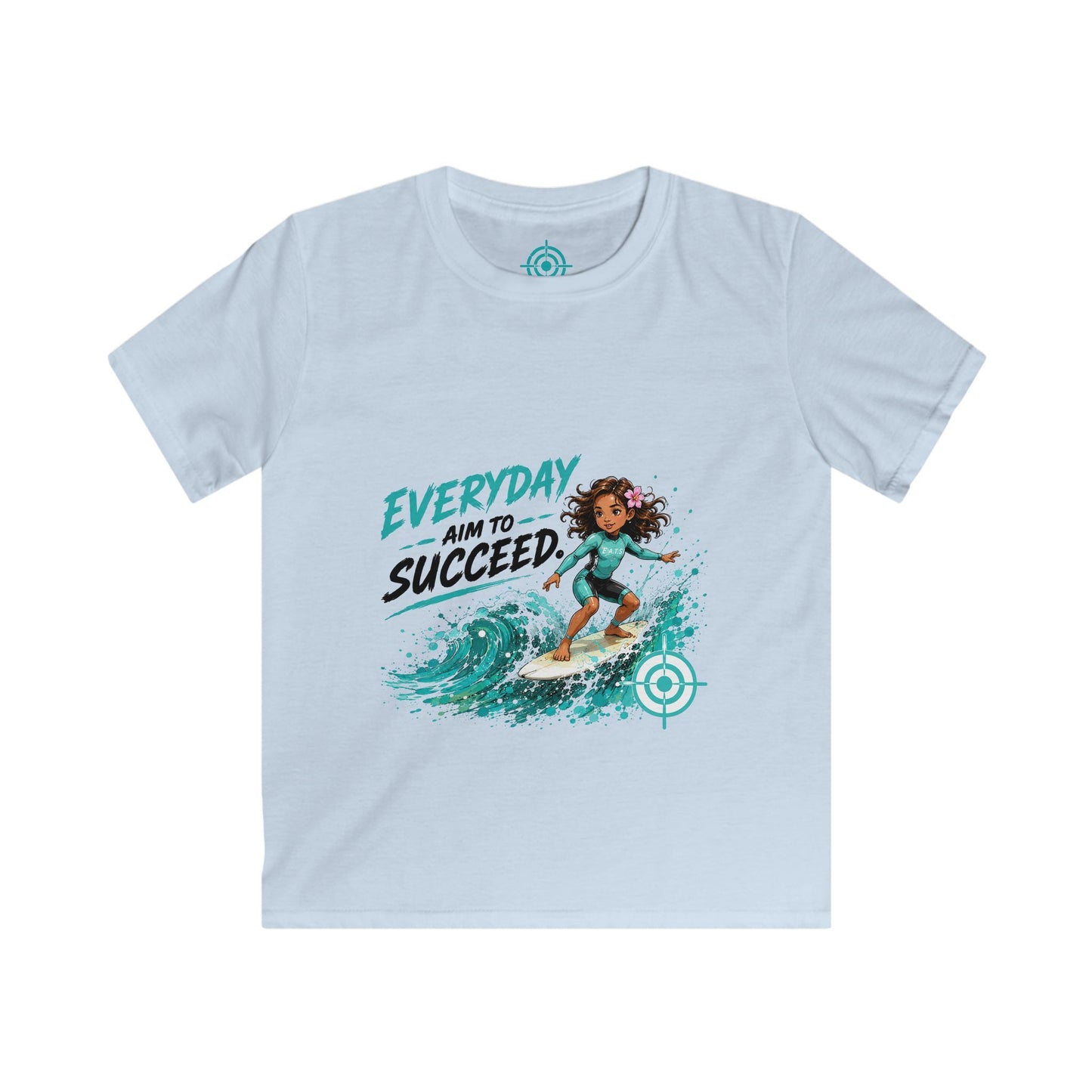 Kids Surf Tee — Everyday Aim to Succeed