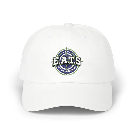 E.A.T.S. Embroidered Hat-White