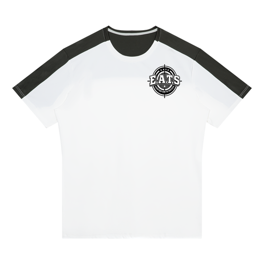 white,grey,gray,tshirt,mens,men,casual,facts,streetwear,light,dark,logo,eats,his,bullseye,nutritional,shirt