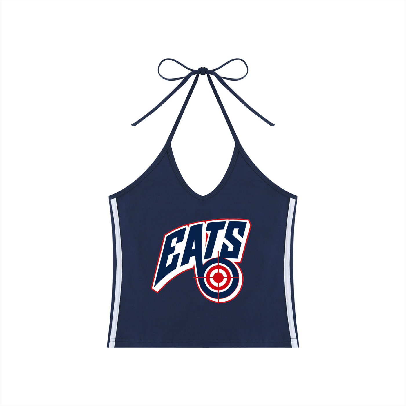 E.A.T.S Women's Halter Crop Tank Top