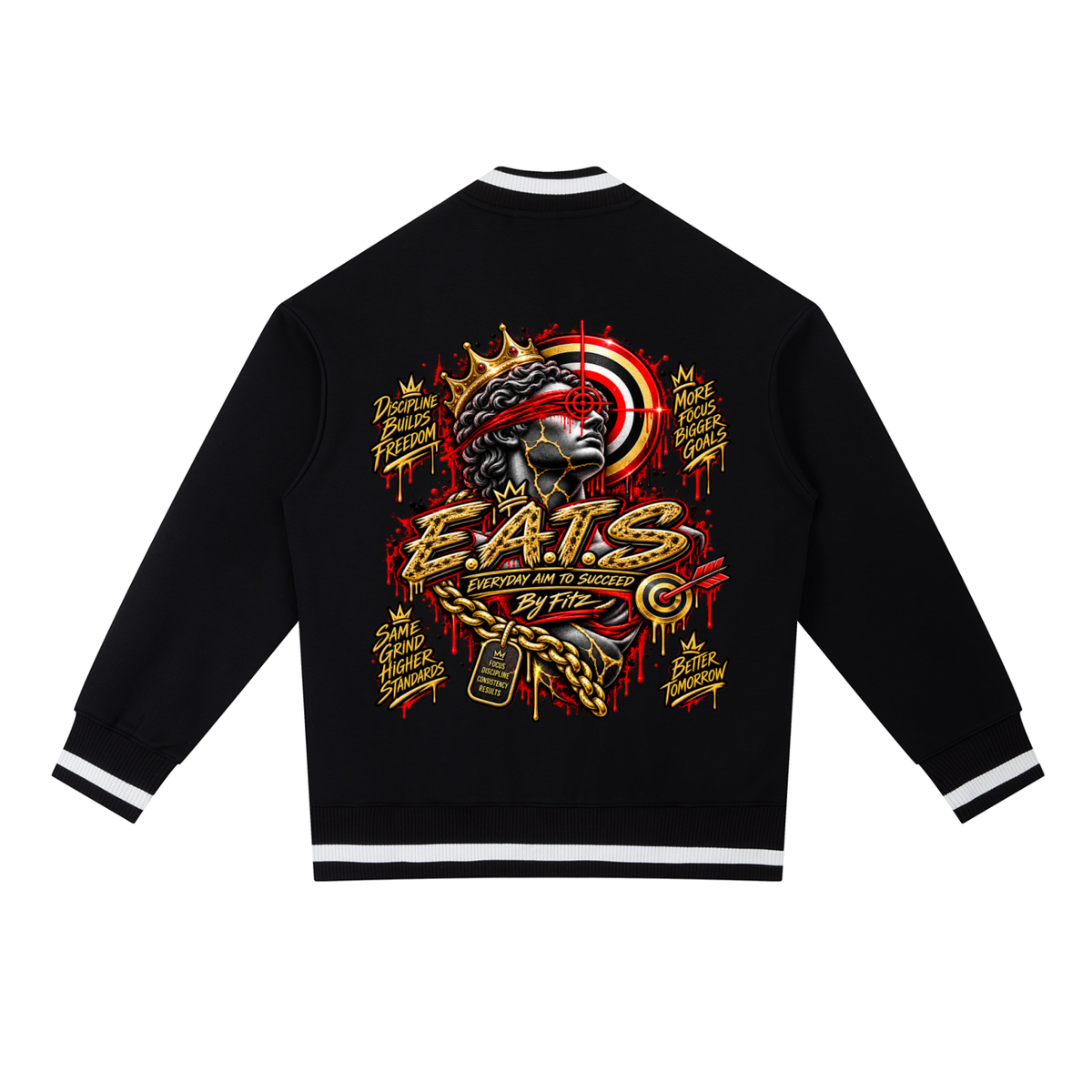 mens,black,streetwear,his,menscasual,jacket,bomberjacker,bomber,zipupjacket,eats,graphic,logo,brandlogo,red,brown,gold,men,jackets,cream