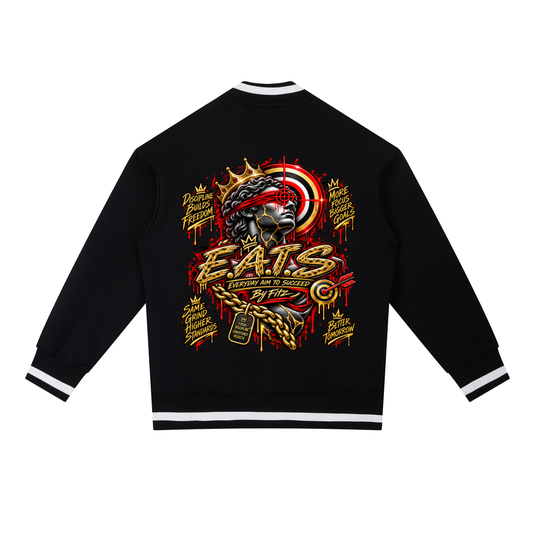 mens,black,streetwear,his,menscasual,jacket,bomberjacker,bomber,zipupjacket,eats,graphic,logo,brandlogo,red,brown,gold,men,jackets,cream